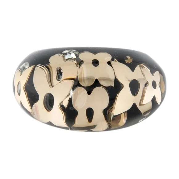 Authentic Louis Vuitton Inclusion Dome Ring - Picture 2 of 6